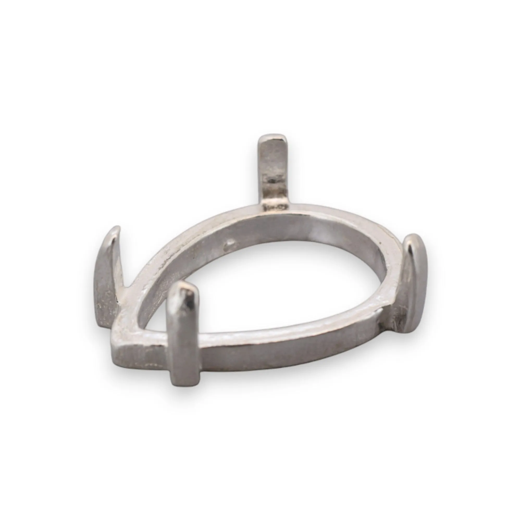 🔗 4 Claw Open Back PEAR Setting - PRE NOTCHED