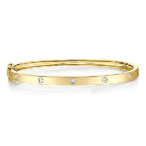 0.38ctw Diamond Bangle
