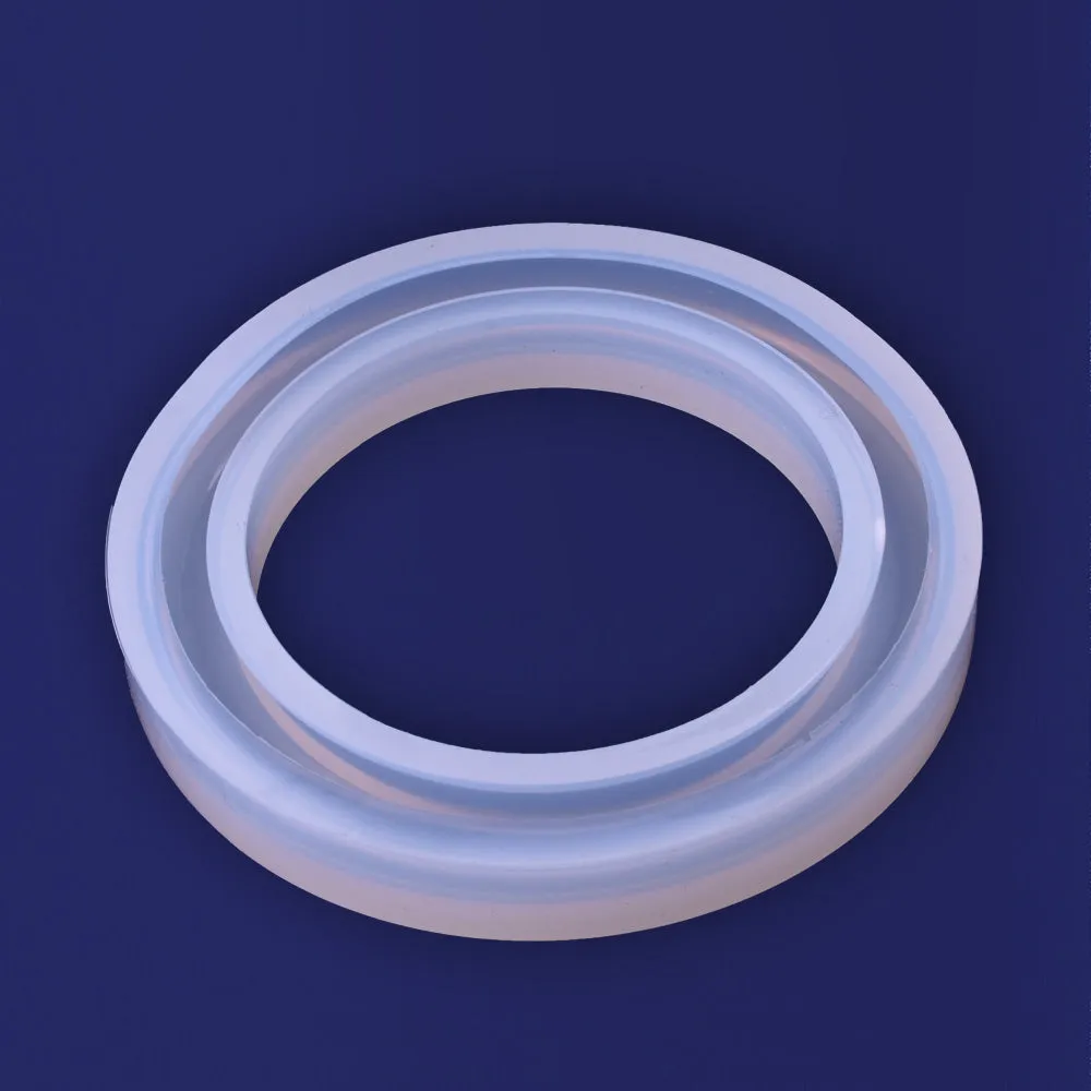 1 pcs Smooth Wide Bangle silicone mold,bracelet mould, for epoxy resin,jewellery Diy ,Inside diameter: 60mm