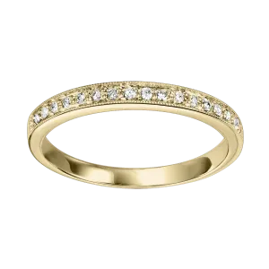 10K Yellow Mixable Ring
