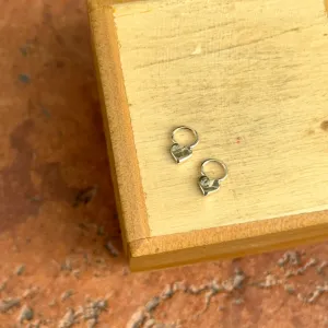 10KT Yellow Gold Mini Heart Earring Charms 5mm