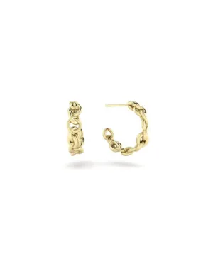 13MM FUSED SERPENS EARRINGS YG (PAIR)