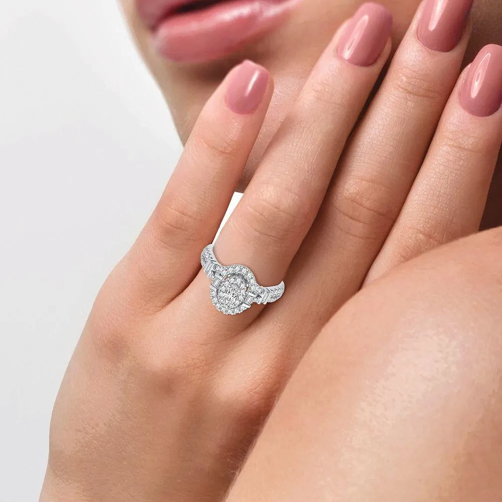 14K 0.75CT Diamond ENGAGEMENT Ring