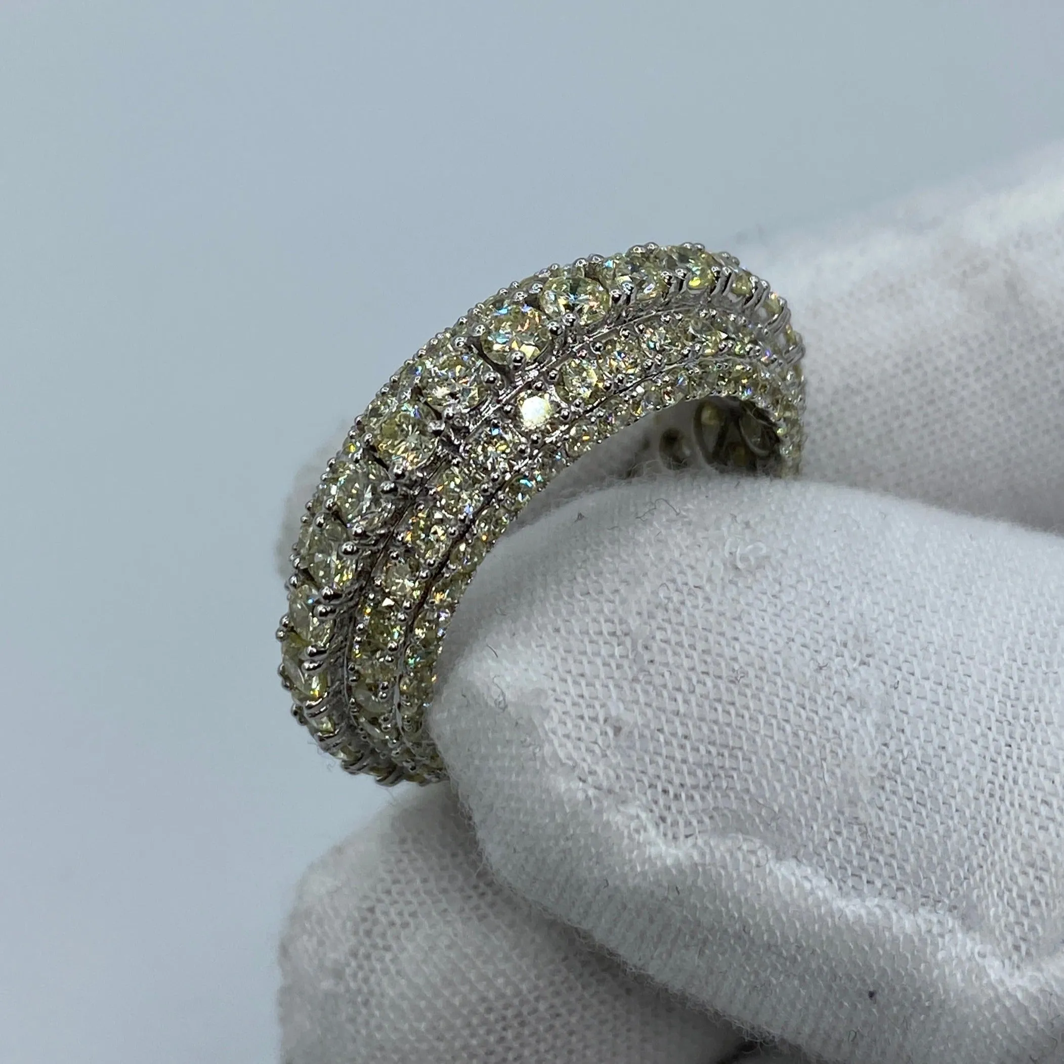 14K Eternity 3-Tier Diamond Ring