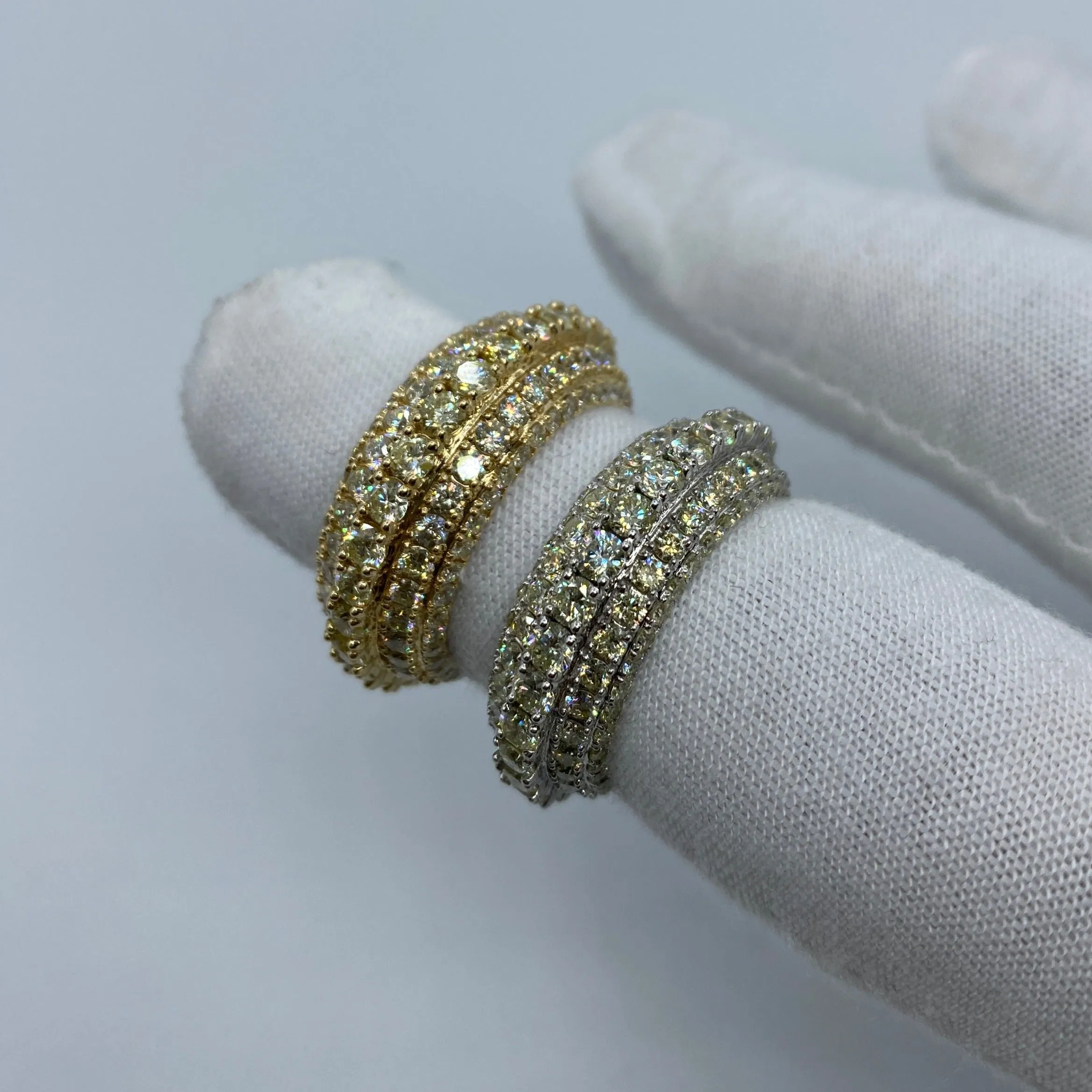 14K Eternity 3-Tier Diamond Ring