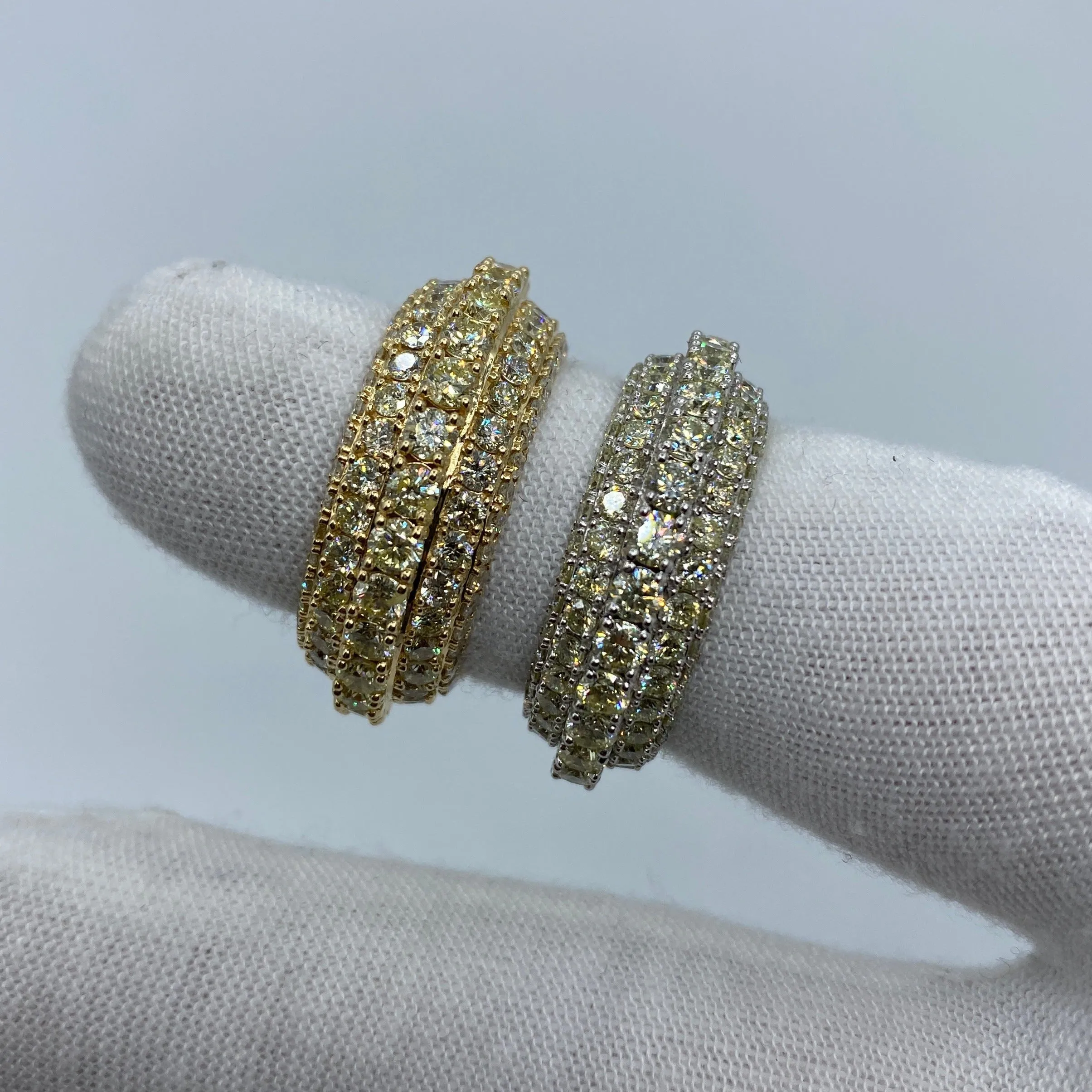 14K Eternity 3-Tier Diamond Ring