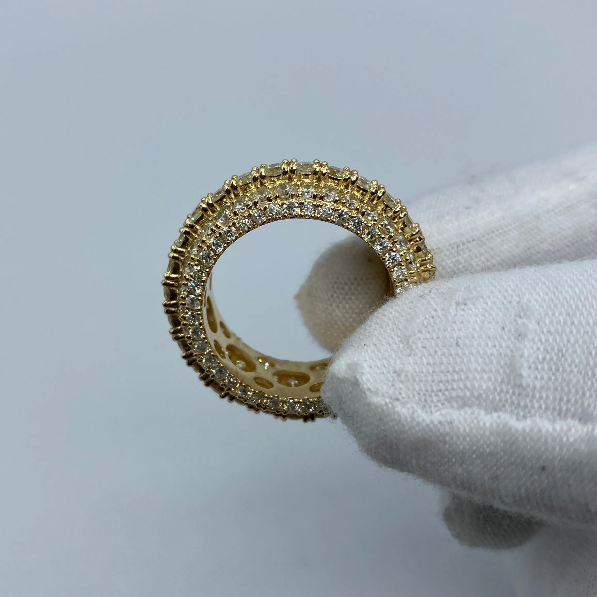 14K Eternity 3-Tier Diamond Ring