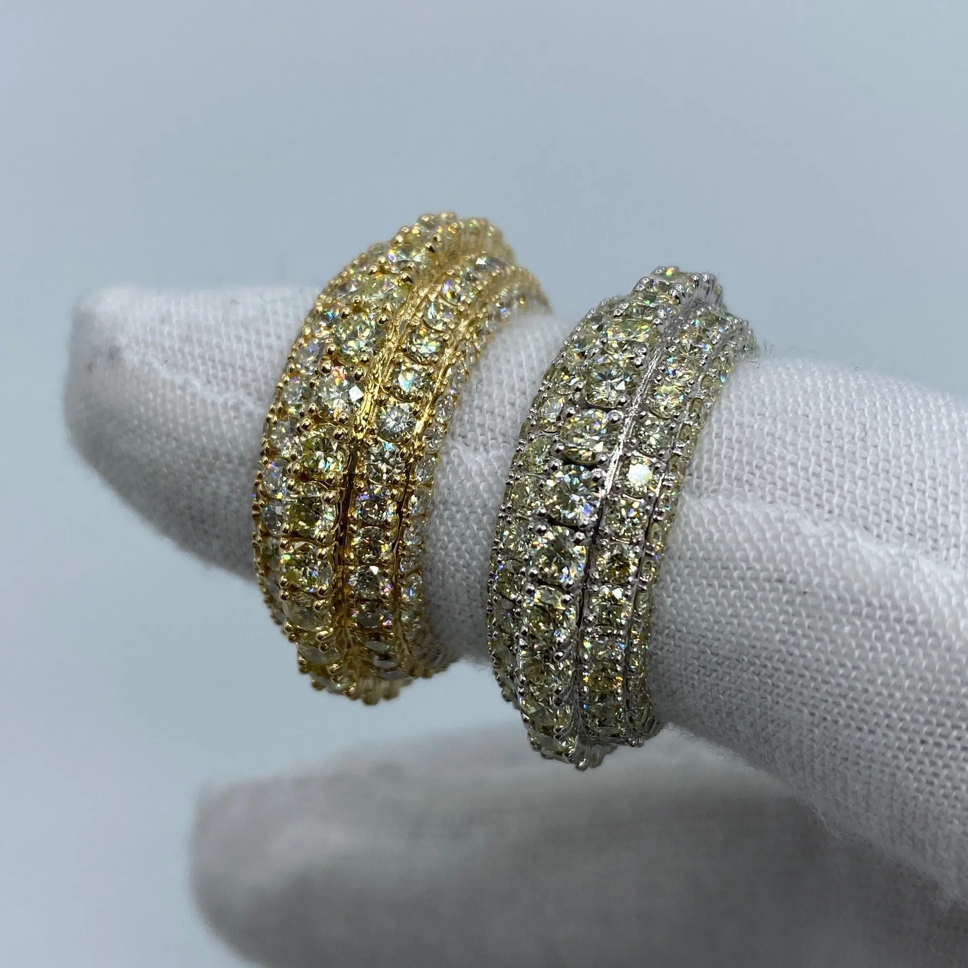 14K Eternity 3-Tier Diamond Ring