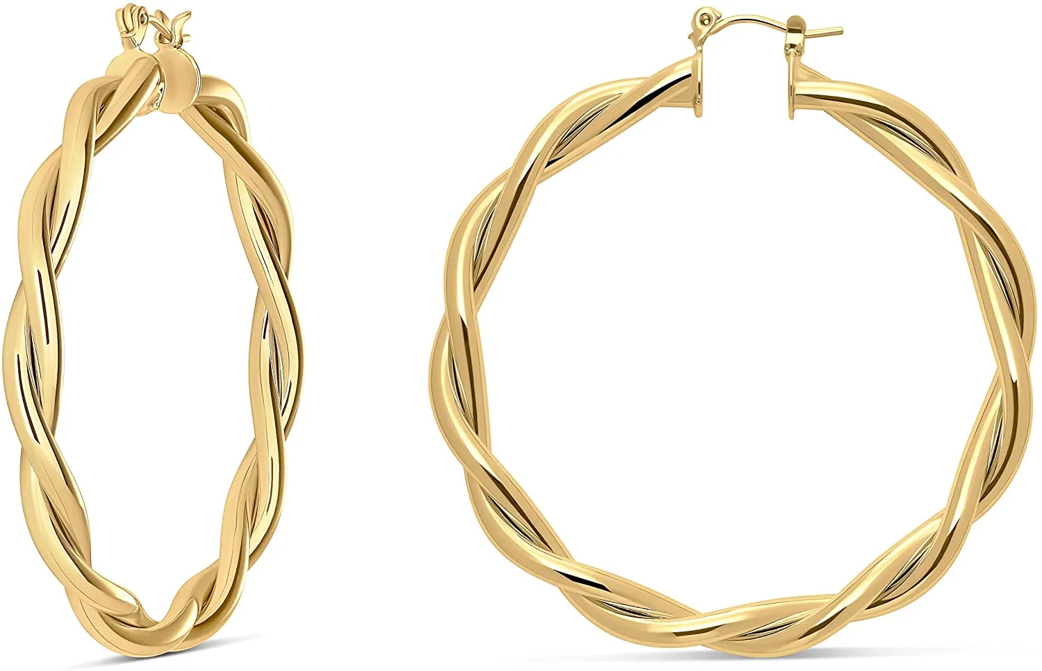 14k Gold Hoop Earrings for Women