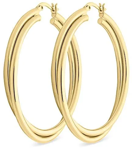 14k Gold Hoop Earrings for Women