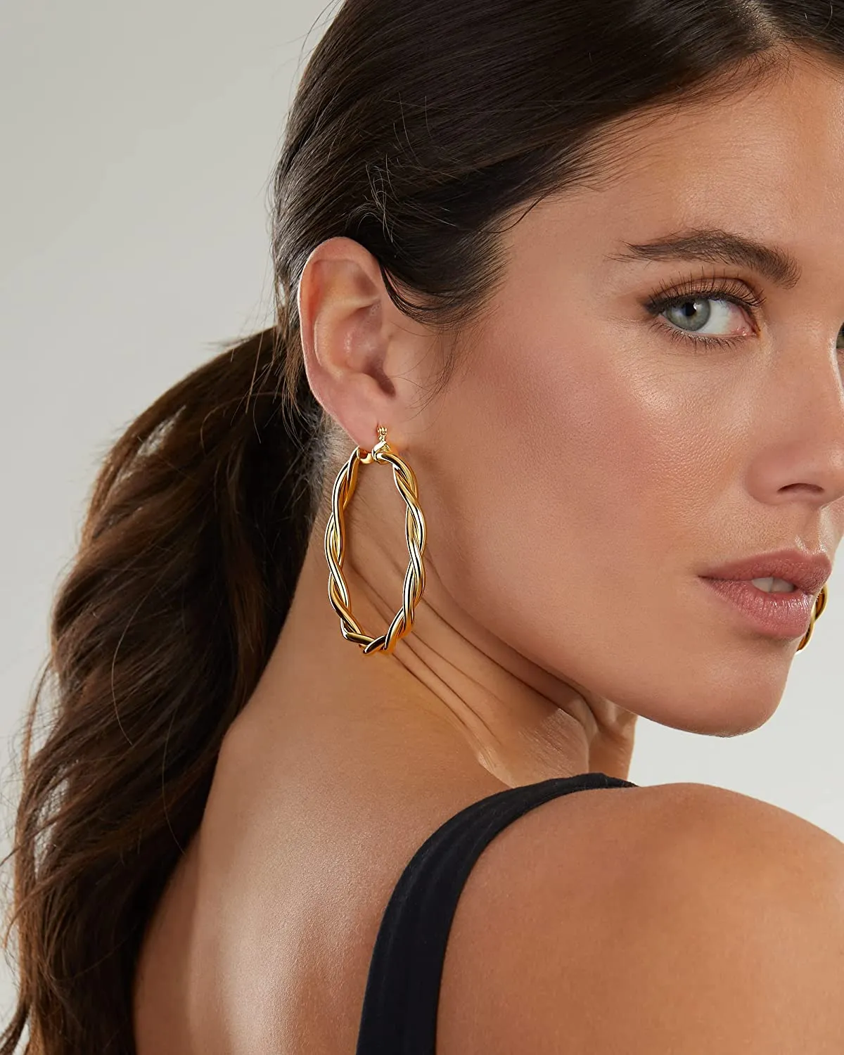 14k Gold Hoop Earrings for Women