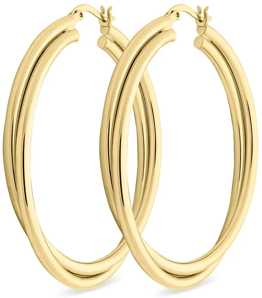 14k Gold Hoop Earrings for Women