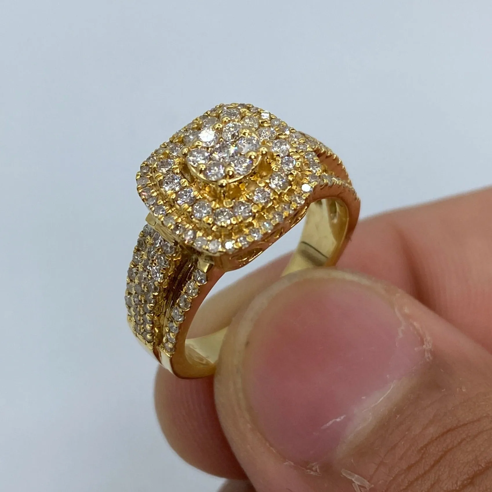 14K Phoenix Diamond Ring