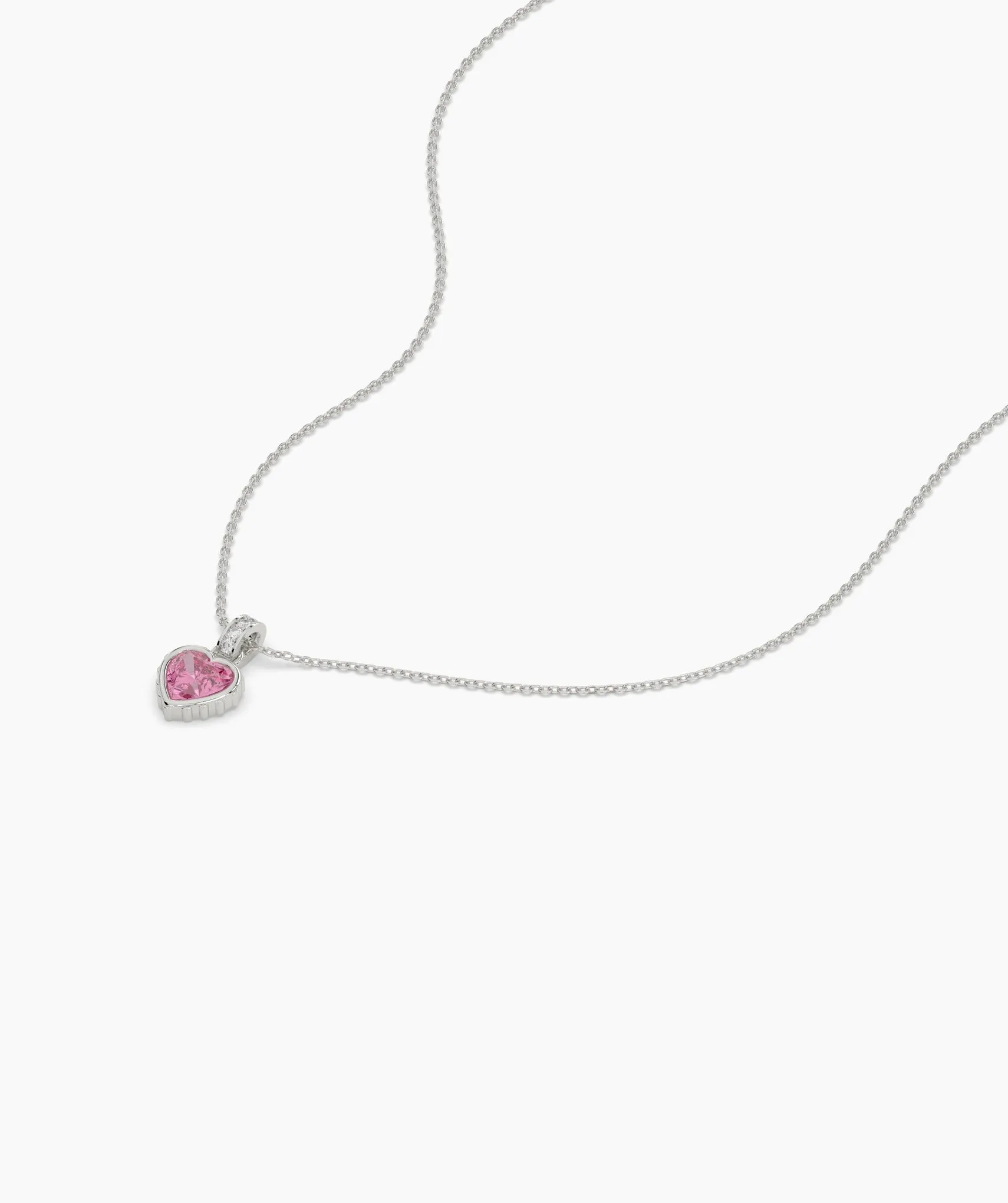 14K Solid Gold Necklace with Vibrant Red Stone