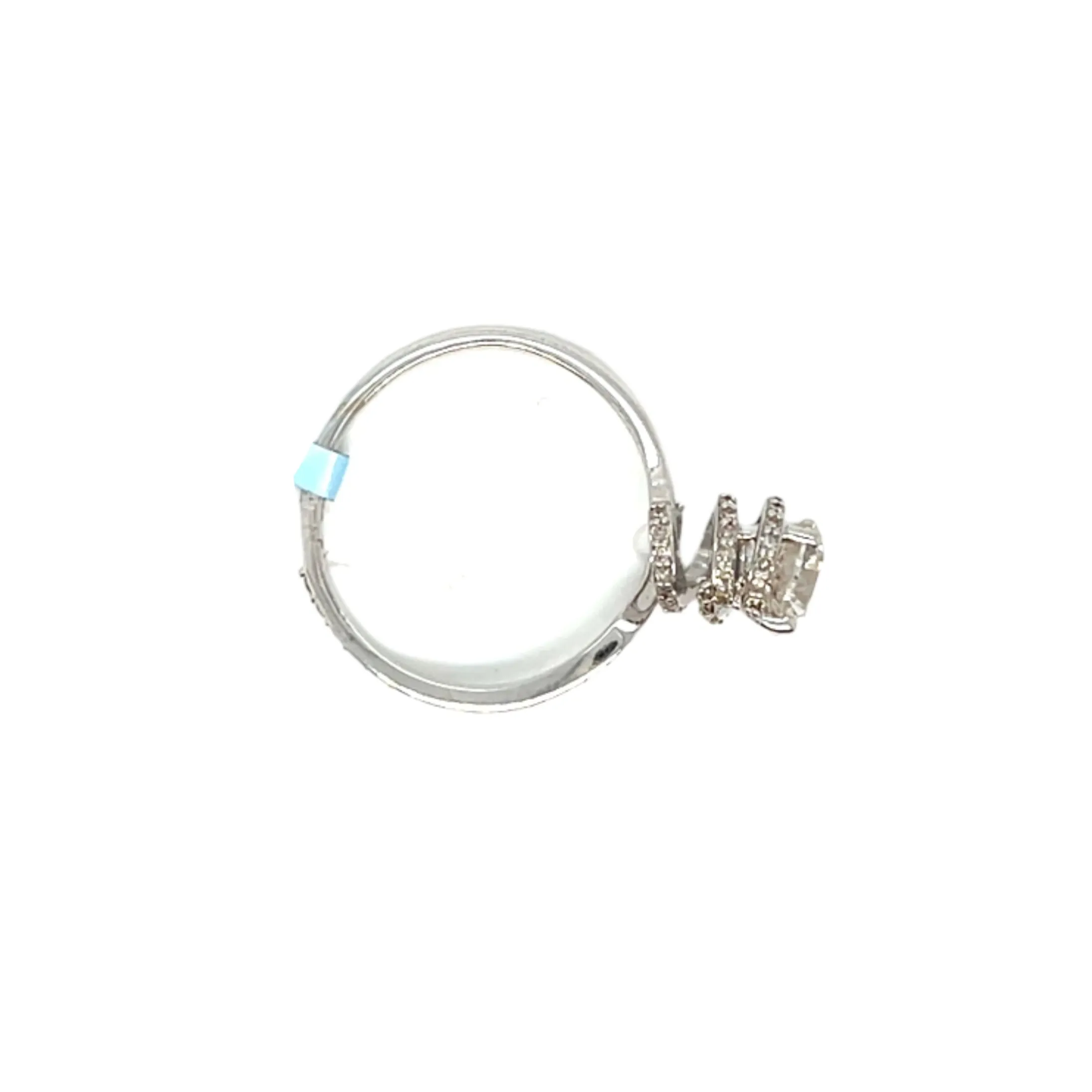 14k White Gold Spiral 1.45ct Ring - SR19262
