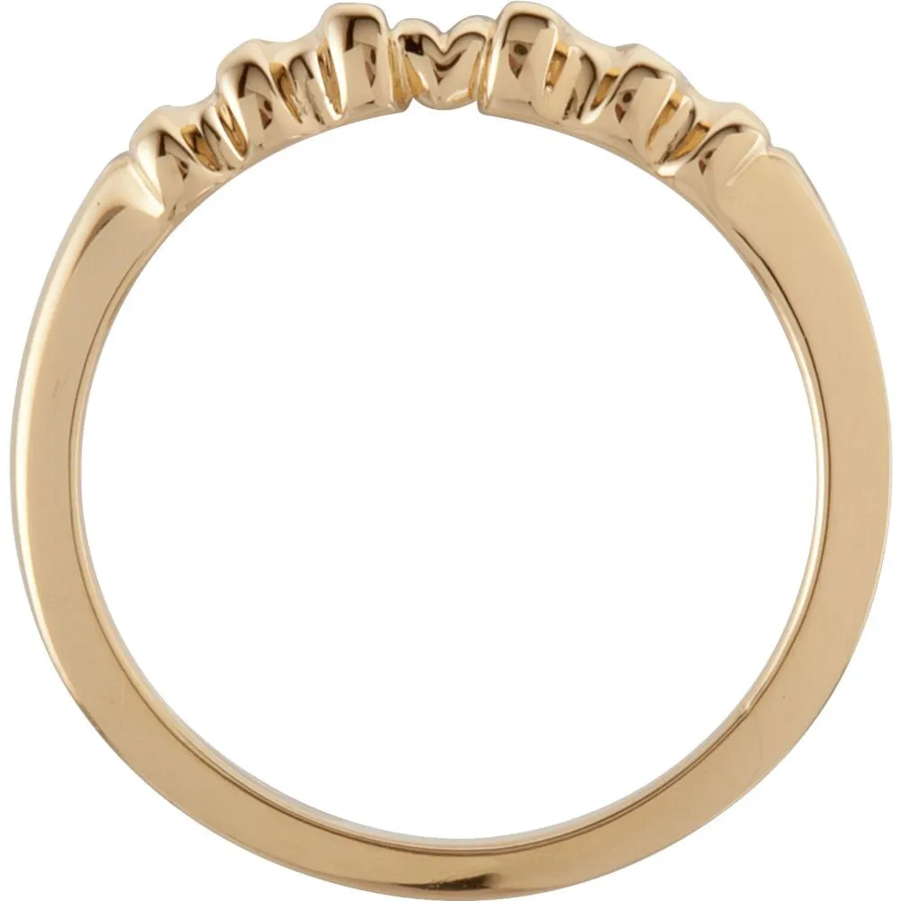 14k Yellow Gold Band, Size 6