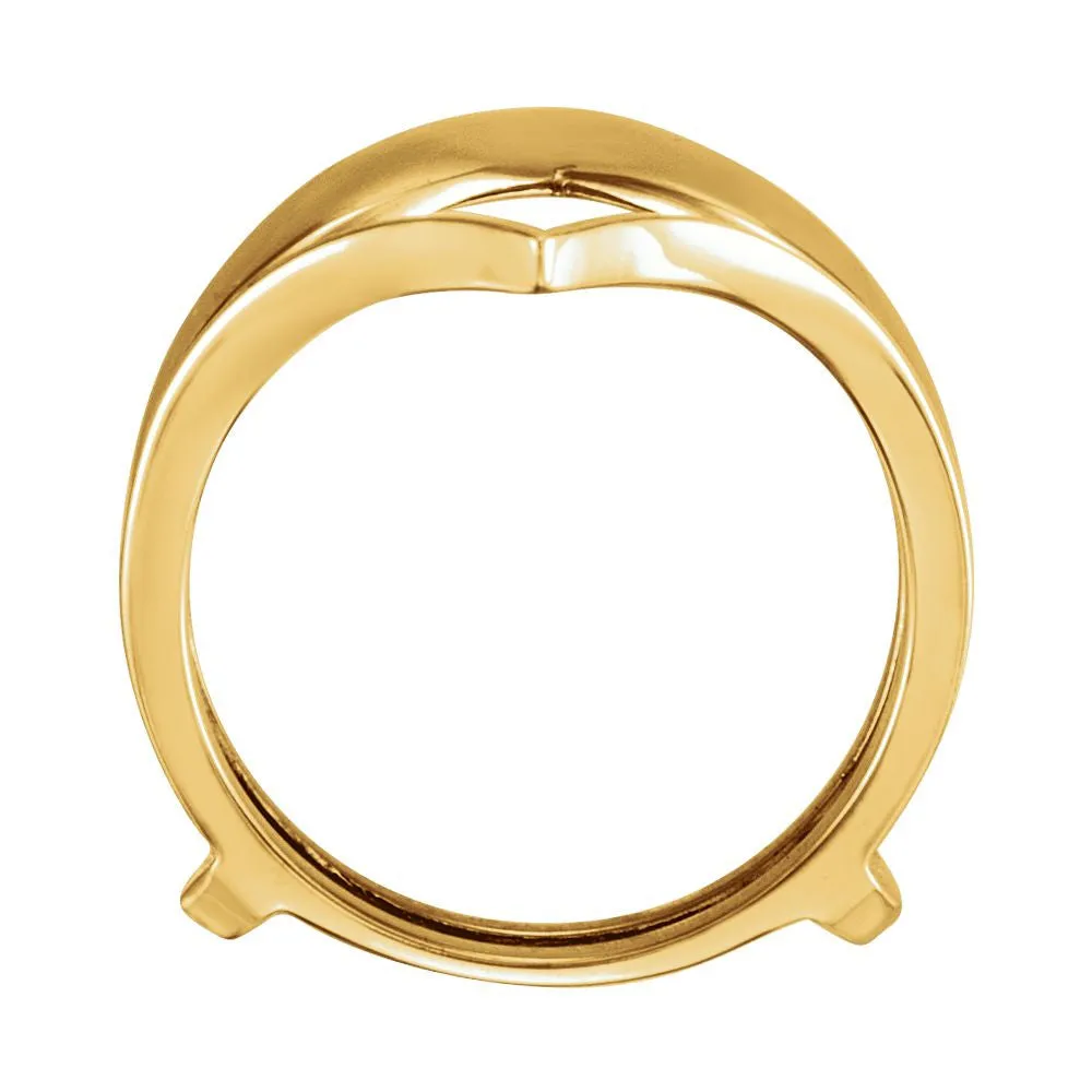 14k Yellow Gold Bridal Engagement Ring Set, Size 6