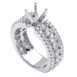 1.86ct 14K or 18K White Gold Diamond Ring