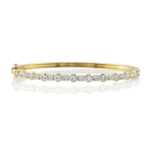 1.88ctw Diamond Bezel Bangle