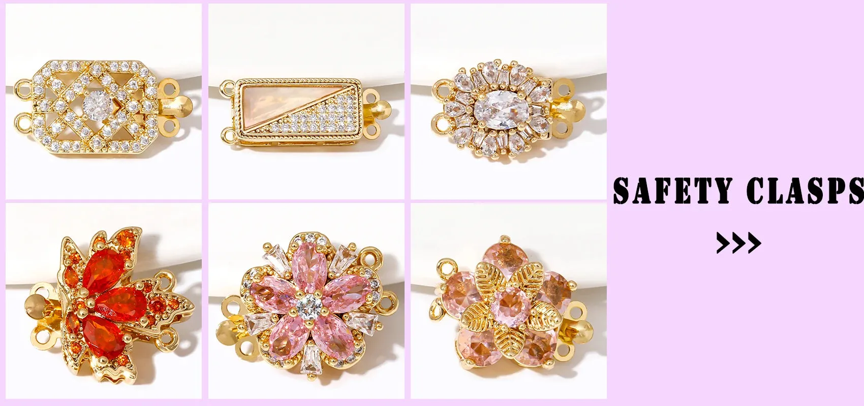18K Gold Plated 8mm Zircon Spacer Beads – DIY Jewelry