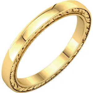 18K Yellow Band Size 6.5