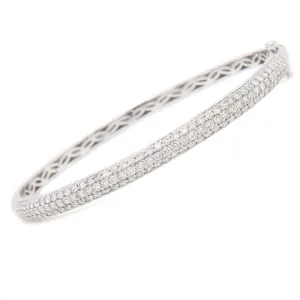 1.91ct Pave Diamond Bangle
