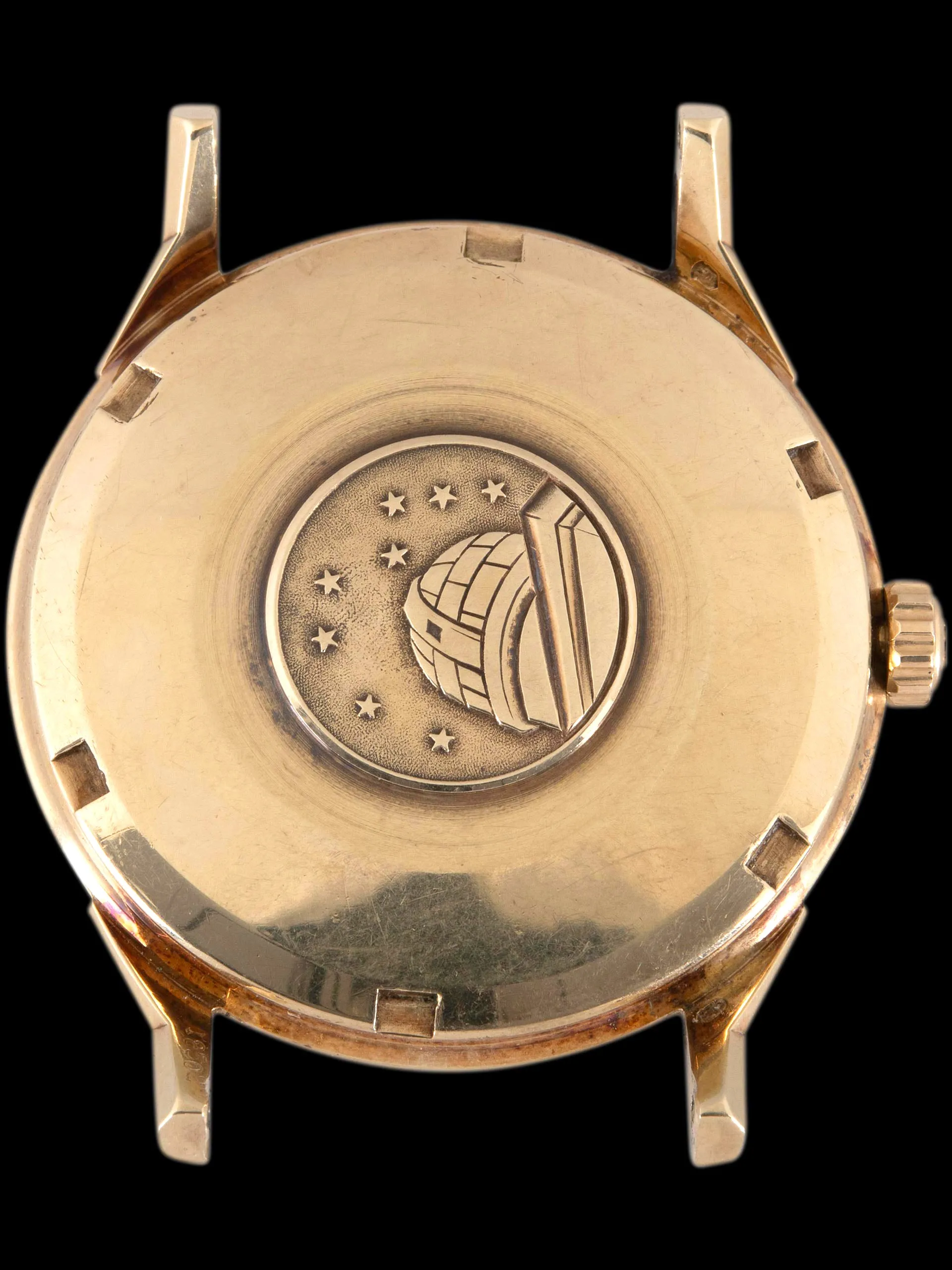 1962 Omega Constellation 14K YG (Ref. 14900SC) Silver "Cartier Cosigned" Pie-Pan Dial W/ Cartier Milanese Bracelet