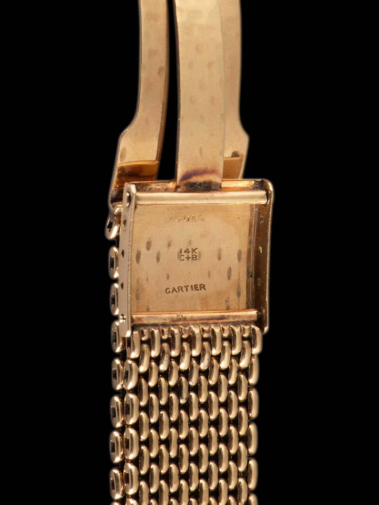 1962 Omega Constellation 14K YG (Ref. 14900SC) Silver "Cartier Cosigned" Pie-Pan Dial W/ Cartier Milanese Bracelet
