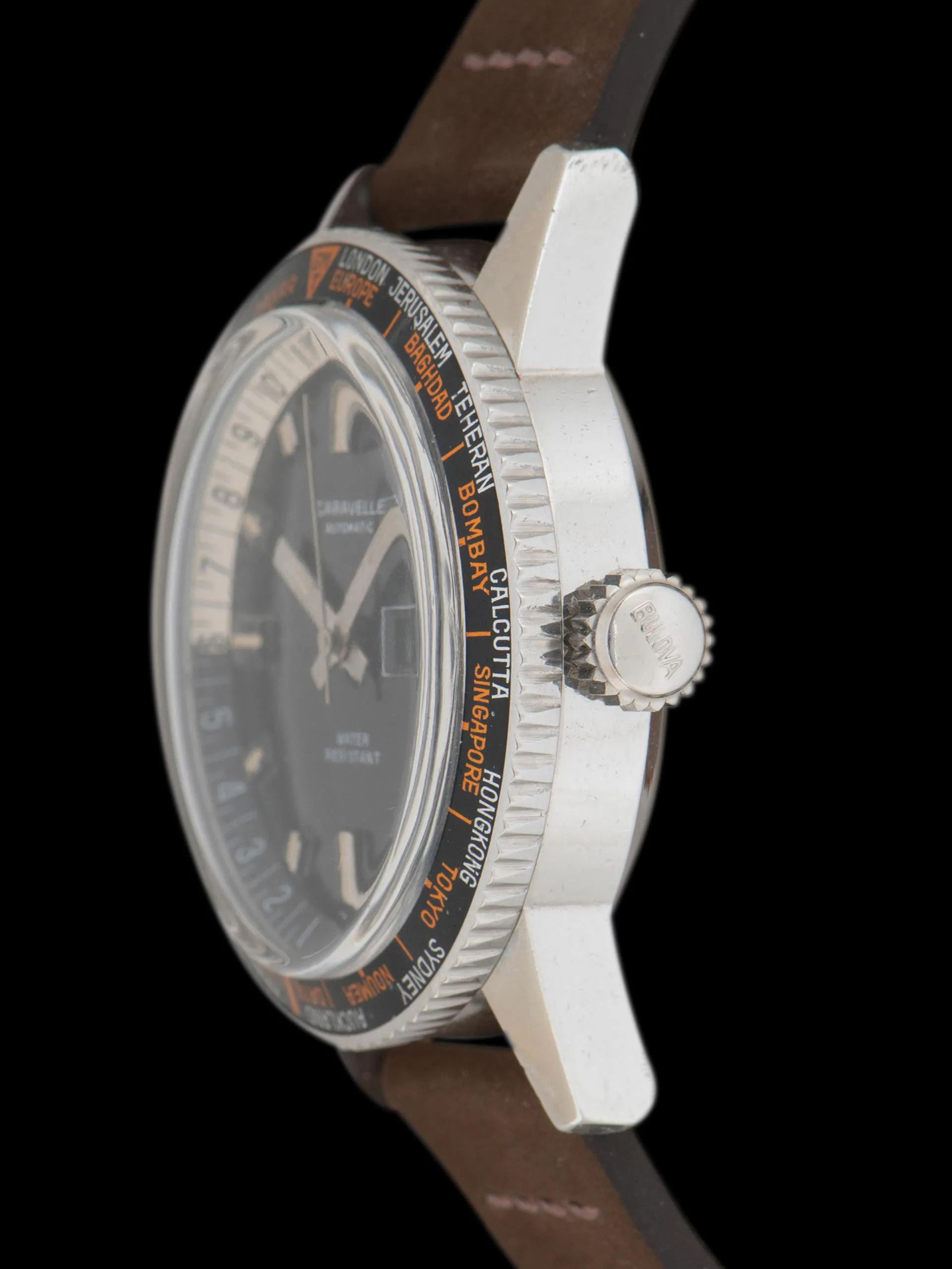1969 Bulova Caravelle Worldtimer (Ref. 753) Black Dial