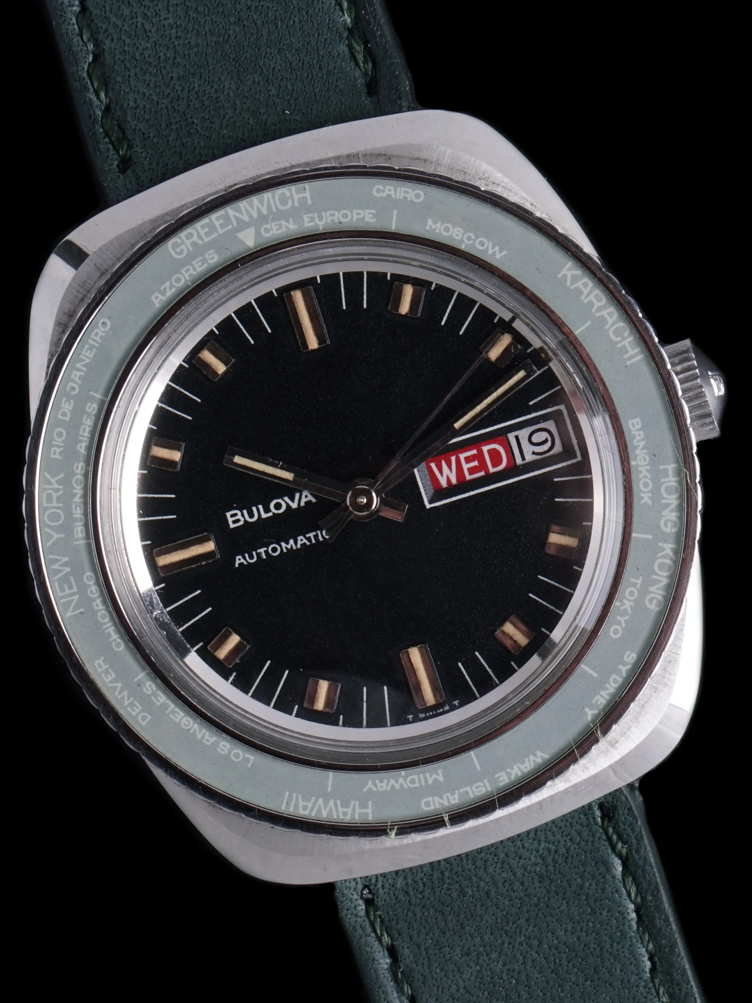 1969 Bulova SkyStar World Time (Ref. 761) Black Dial