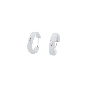 20mm Sterling Silver Round Huggie Hoop Earrings