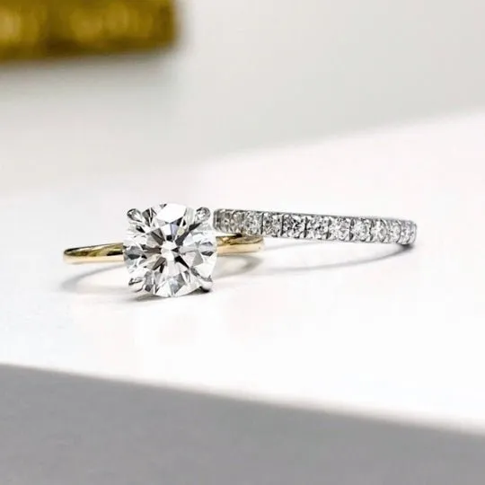 3/4 Carat Round Cut Diamond - D SI1 - 0.73ct - 211138