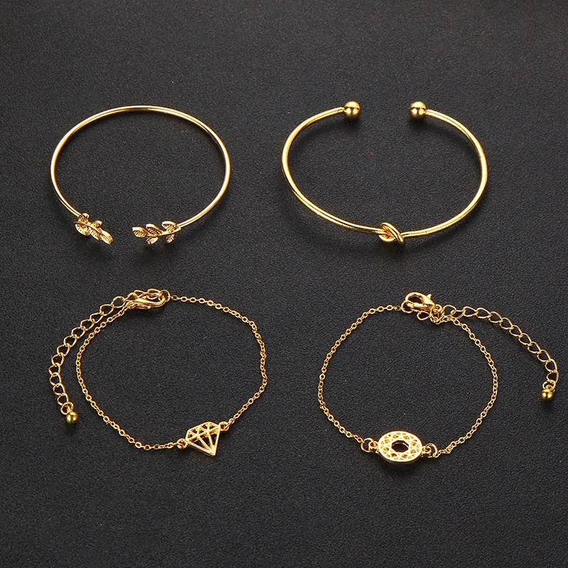 4 Piece Good Luck Charm Bracelets