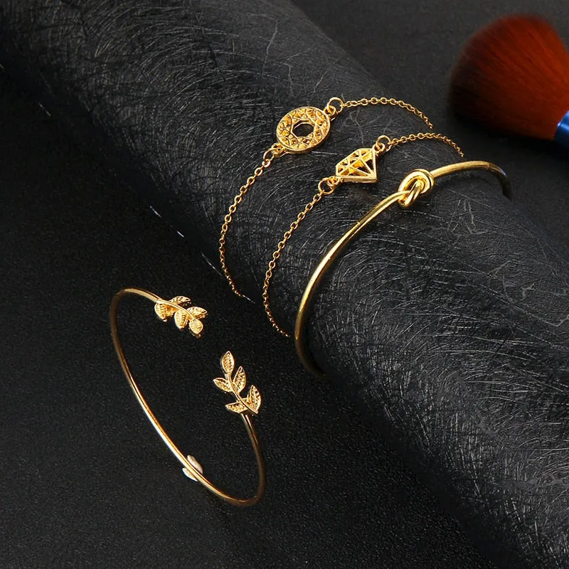 4 Piece Good Luck Charm Bracelets