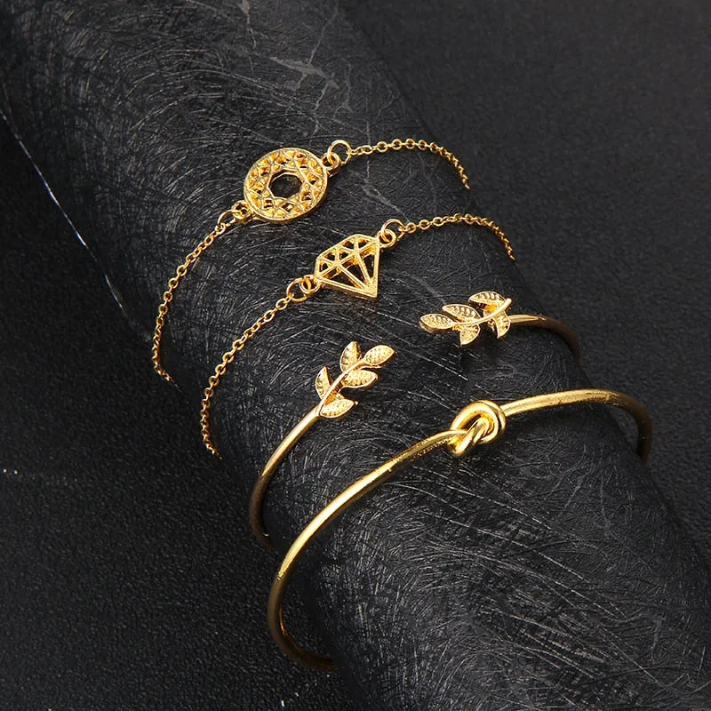 4 Piece Good Luck Charm Bracelets