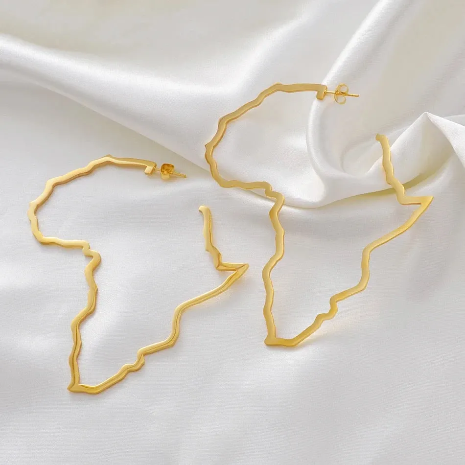 9cm Africa hoop earring