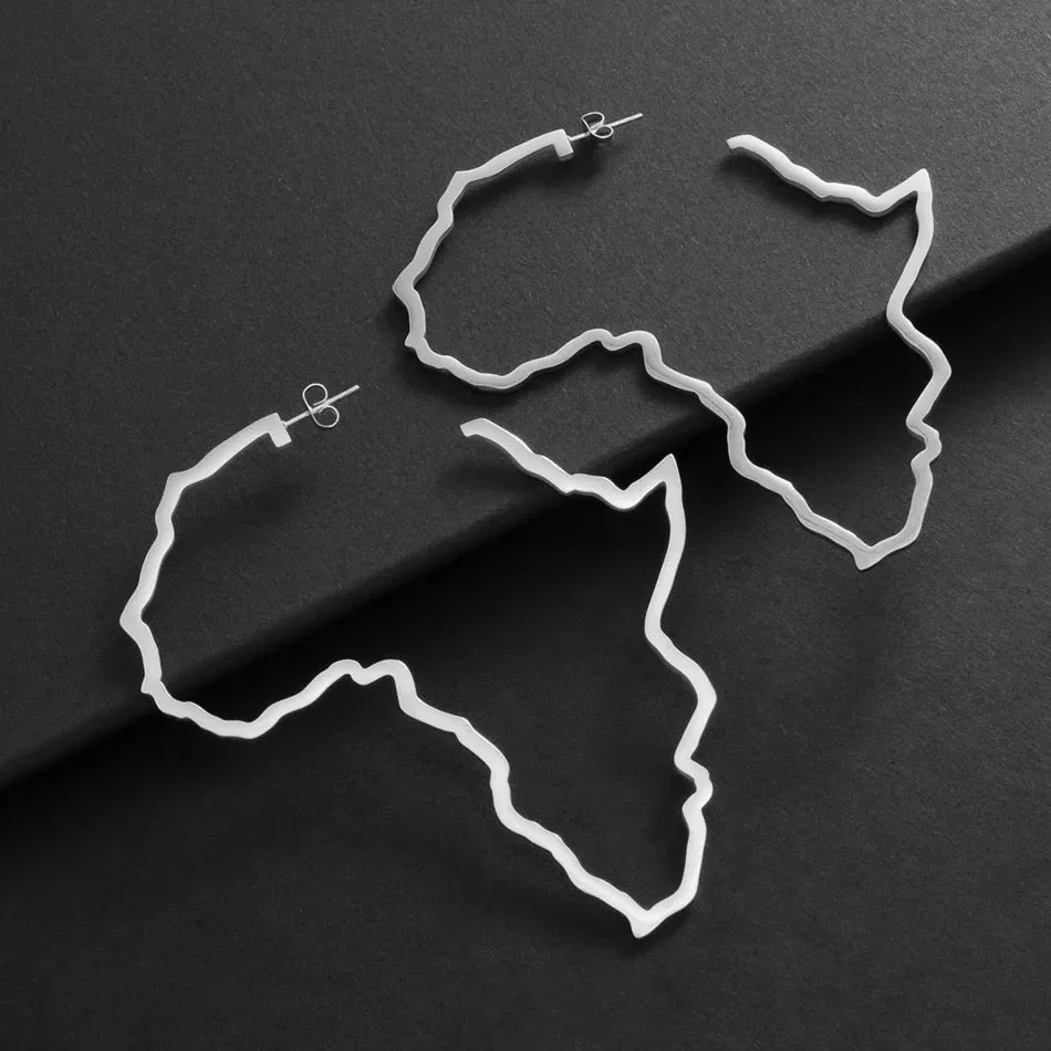 9cm Africa hoop earring
