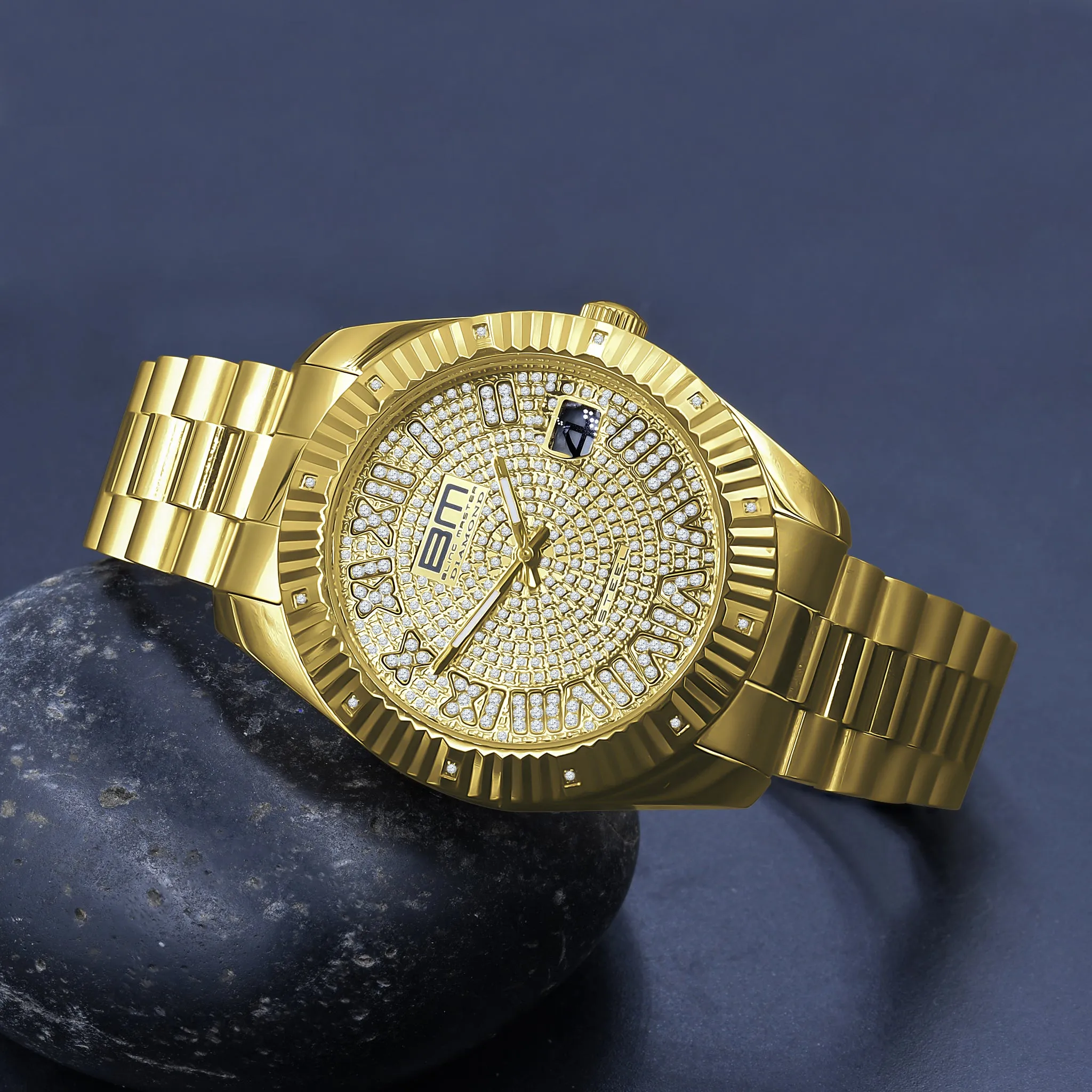 ADMIRALTY 12 DIAMOND STAINLESS STEEL WATCH | 530412