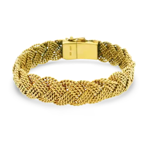 A.G.A. Correa Estate 18k Yellow Gold Turk's-Head Bracelet