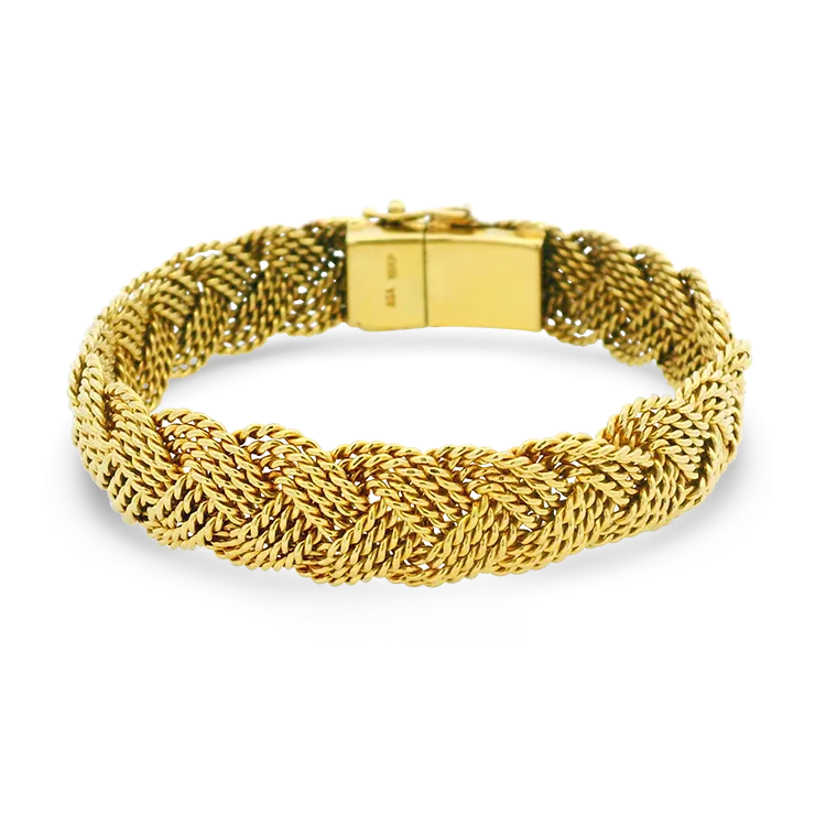 A.G.A. Correa Estate 18k Yellow Gold Turk's-Head Bracelet