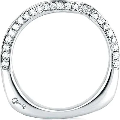 A.Jaffe Contoured Diamond Wedding Band