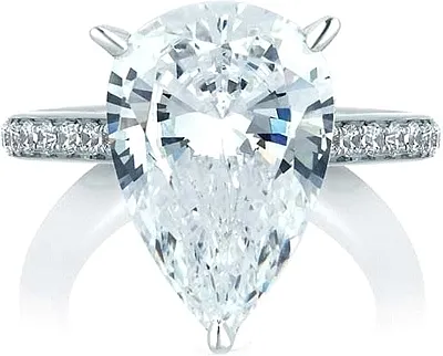 A.Jaffe Pave Diamond Engagement Ring