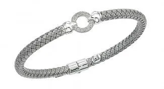Alisa Sterling Silver Bangle Bracelet