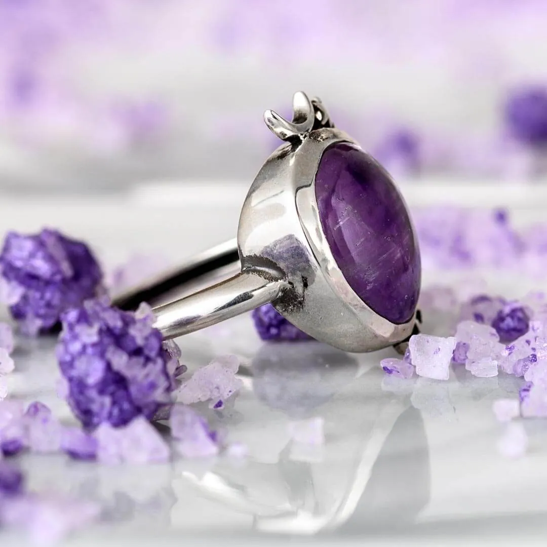 Amethyst Celestial Ring