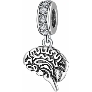 Anatomical Brain Dangle Pendant Charm