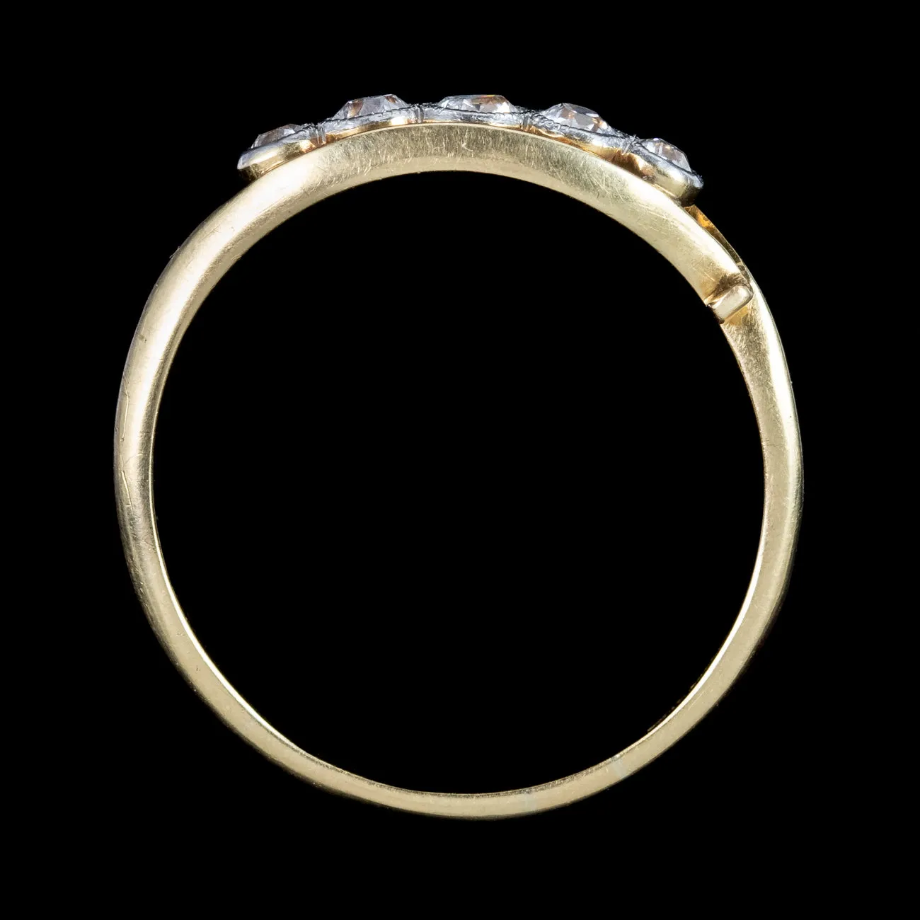 Antique Edwardian Diamond Five Stone Ring 0.36ct Total