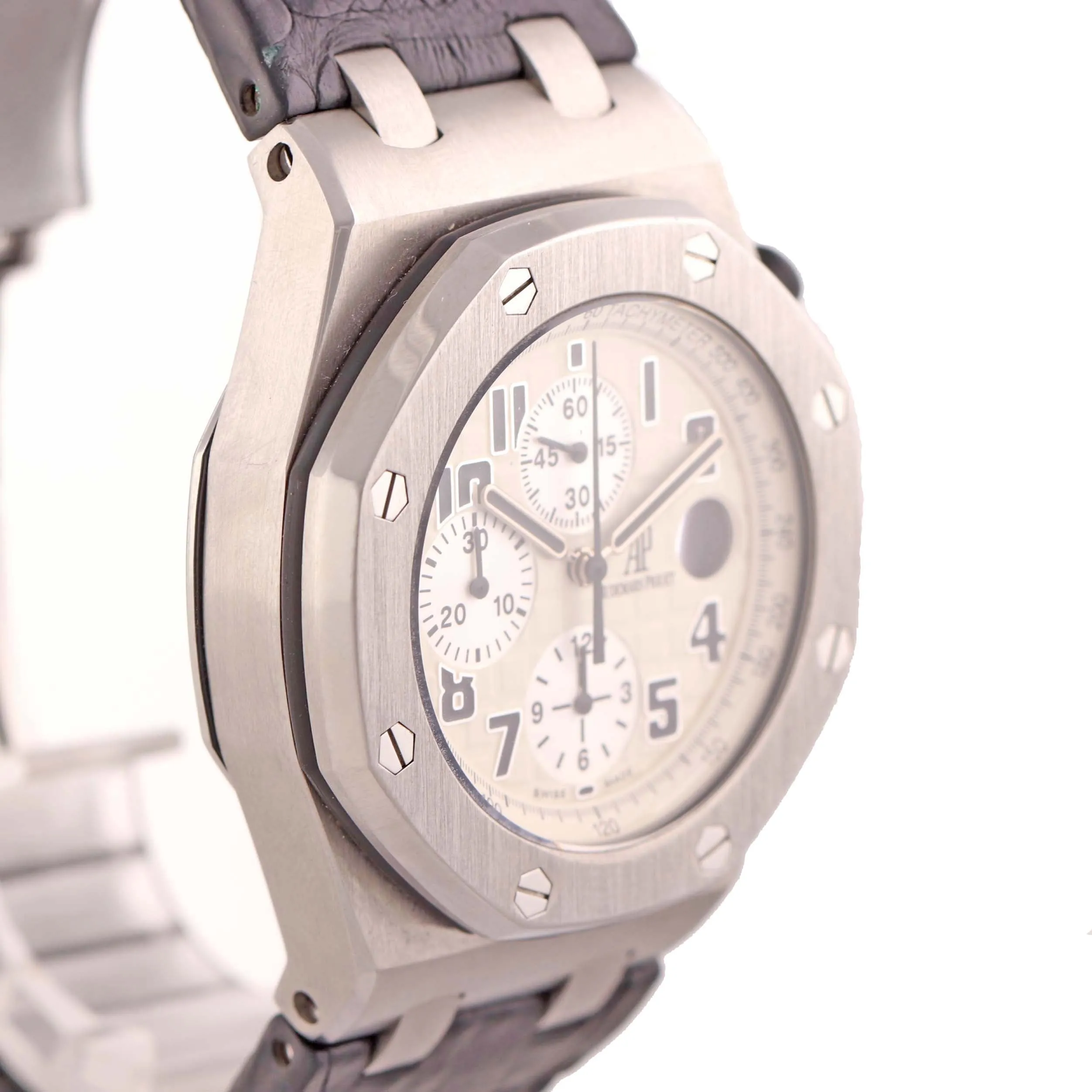 Audemars Piguet Royal Oak Offshore Panda Leather 42mm 26170ST.00 Watch A9