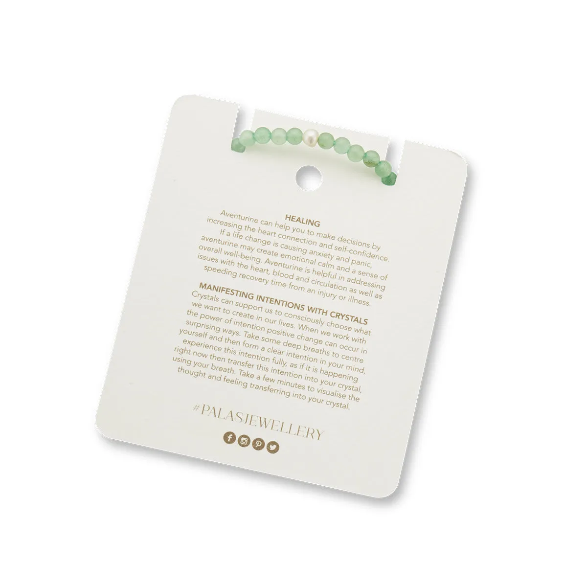 AVENTURINE & PEARL PROSPERITY BRACELET