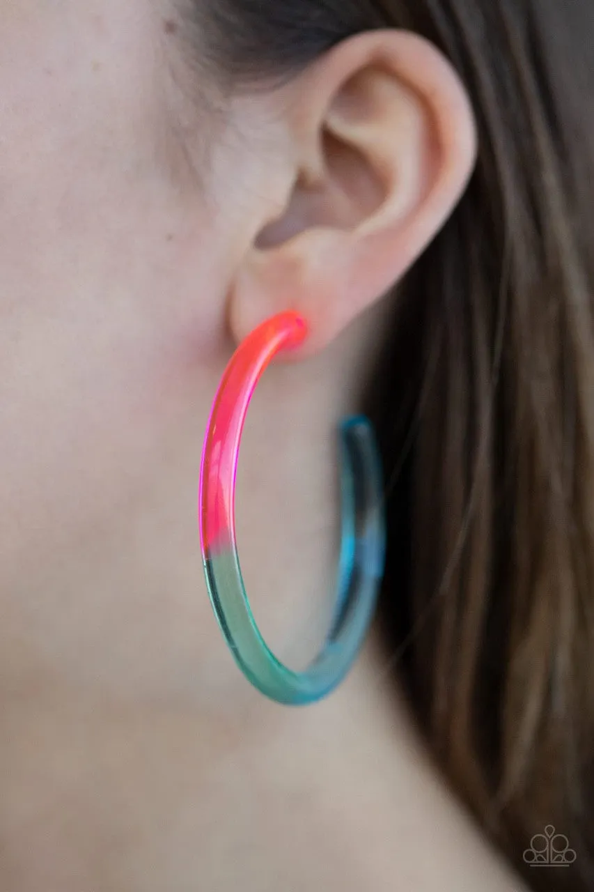 Awesome Aura Multi Paparazzi Earrings