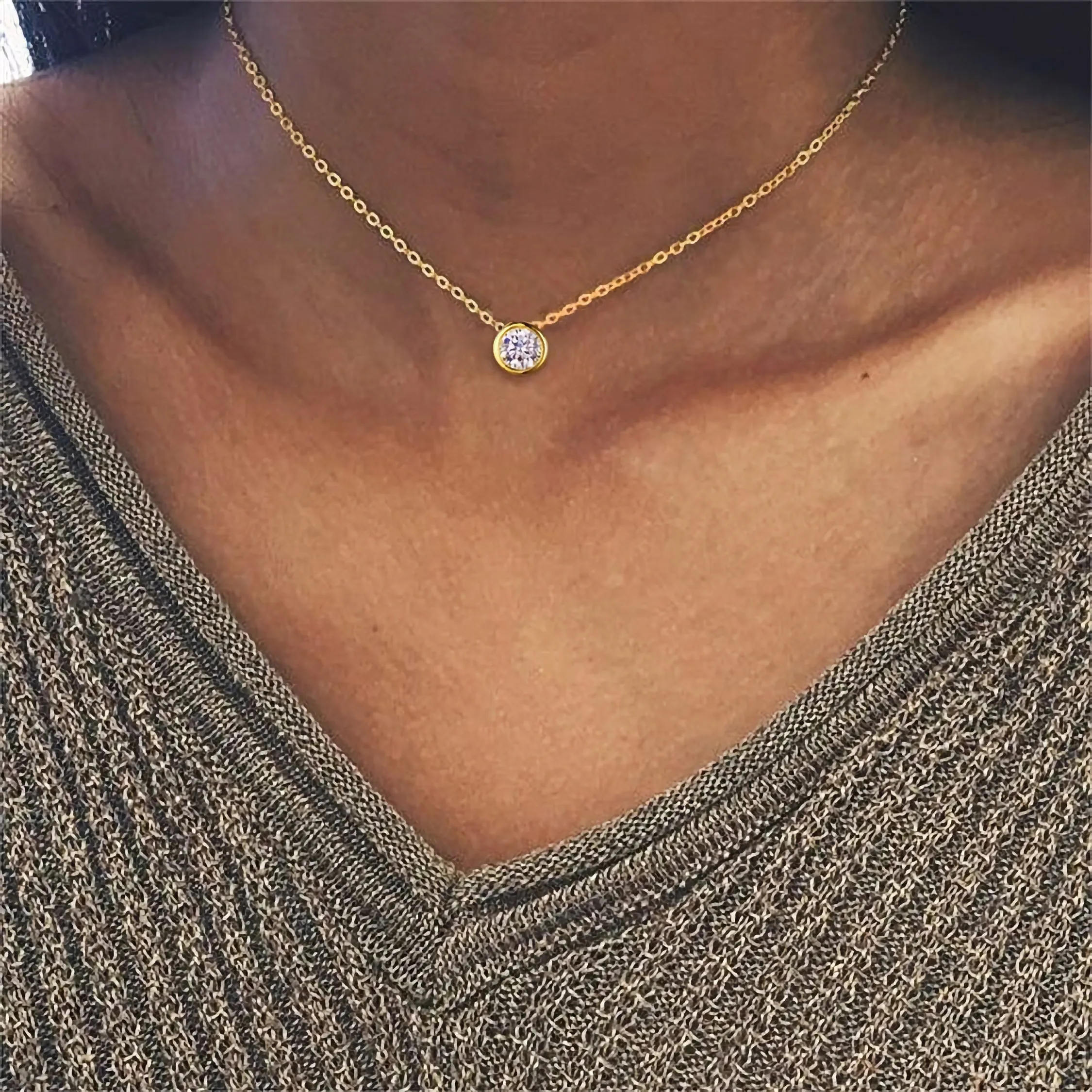 Azula Birthstone Necklace